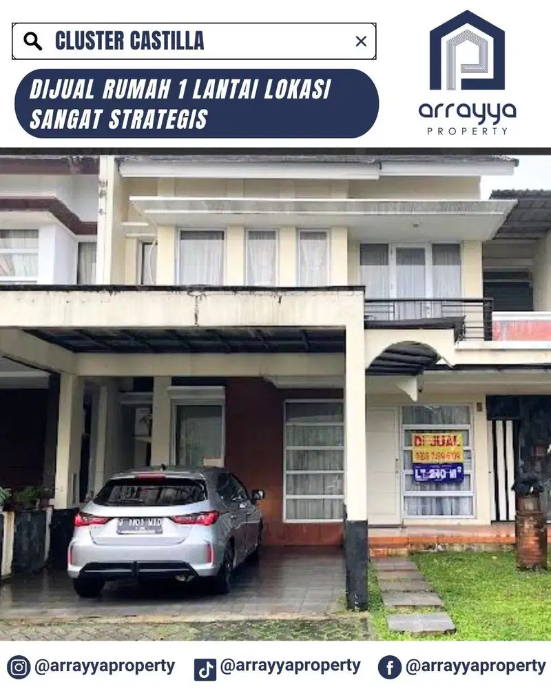 INVESTASI CERDAS DI CASTILLA BSD, RUMAH LUAS DAN NYAMAN!! ARB130