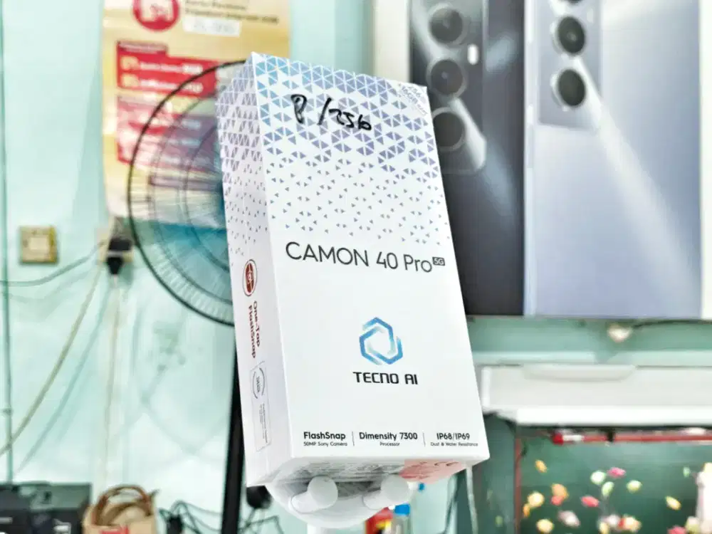 TECNO CAMON 40 PRO 5G 8/256 NEW SEGEL PROMO TERMURAH