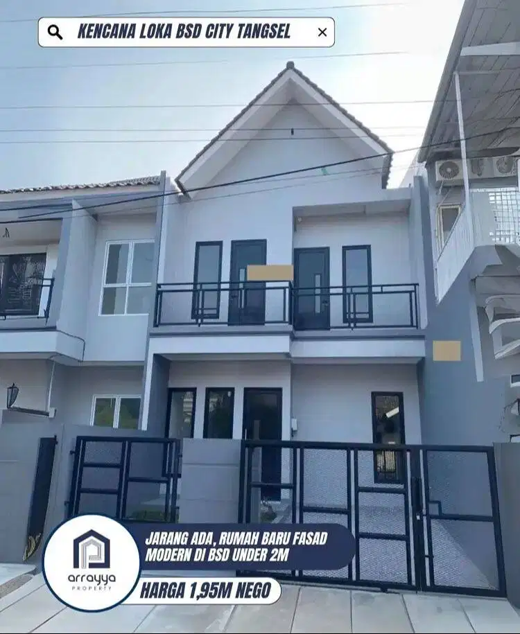 Hunian Modern di Kencana Loka BSD Luas dan Nyaman Harga Menarik  ARB91