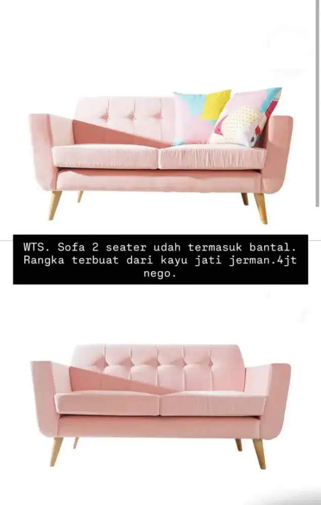 Sofa bekas rasa baru
