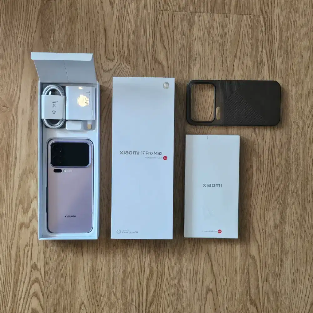 Xiaomi 17 Pro Max 16/5126GB Like New Beacukai Fullset Original