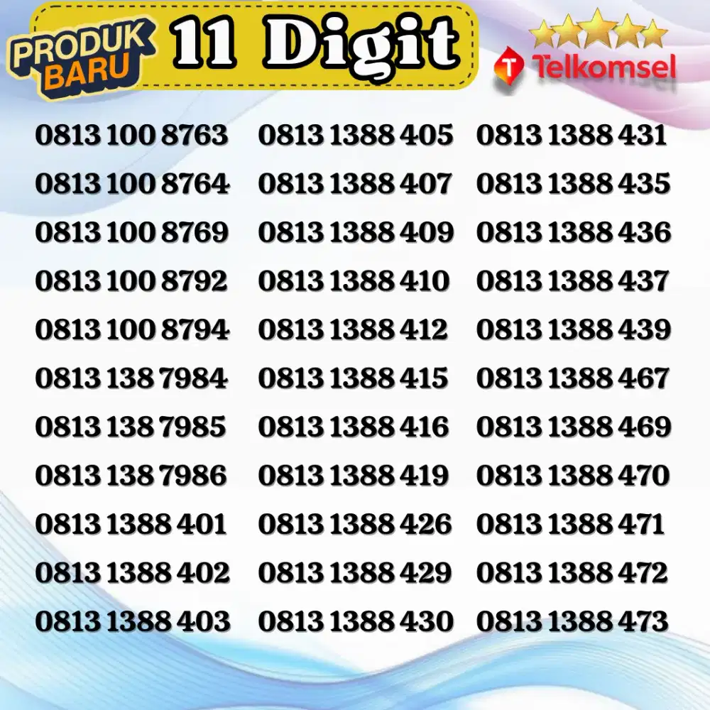 Kartu Perdana 11 Digit TELKOMSEL free kuota 3Gb - jgn sampe kehabisan