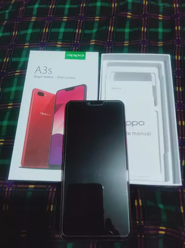 Oppo A3s baru, jual murah 650rb saja.