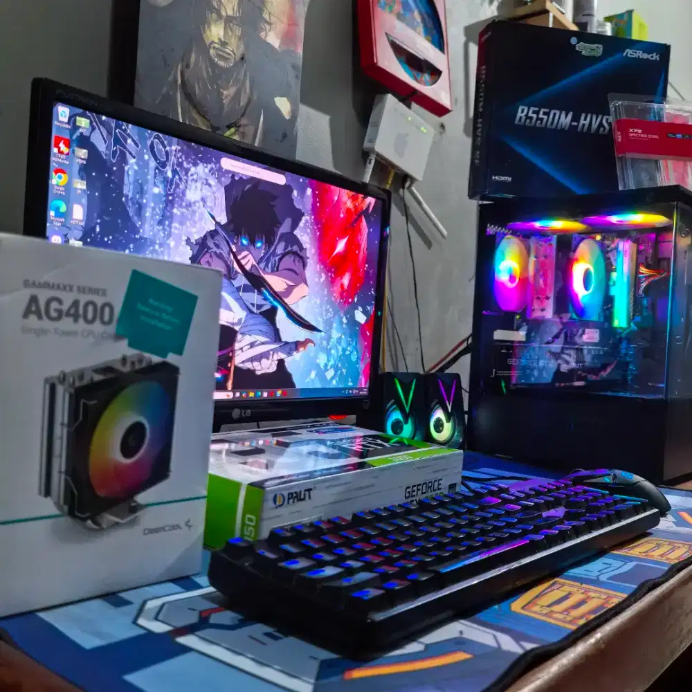 Pc Gaming LIVE STREAMING AMD RYZEN 7 fullset new