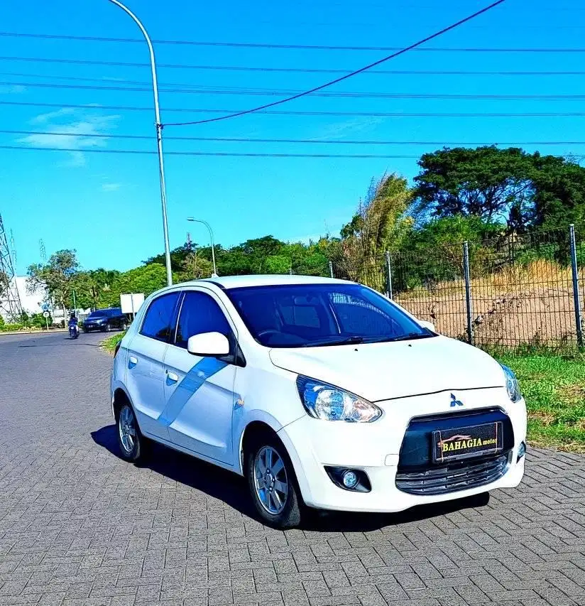 Mitsubishi Mirage 2016 Manual MT Putih Agya Ayla