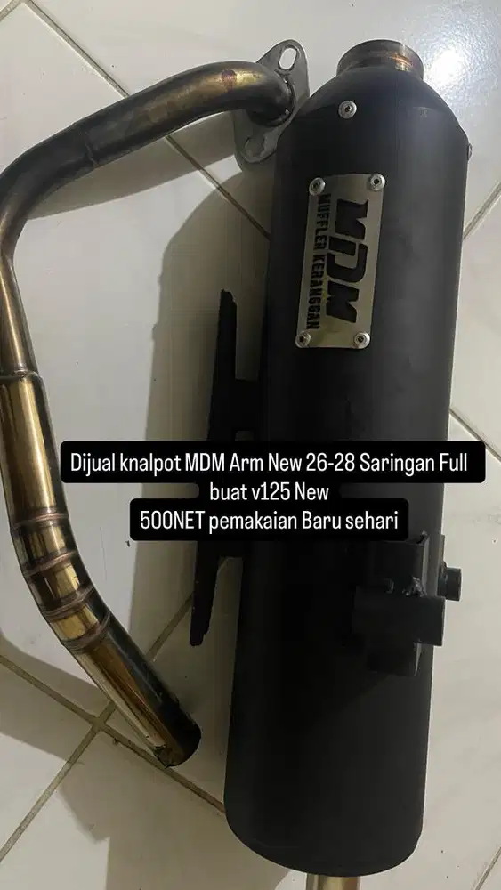 Knalpot MDM saringan full