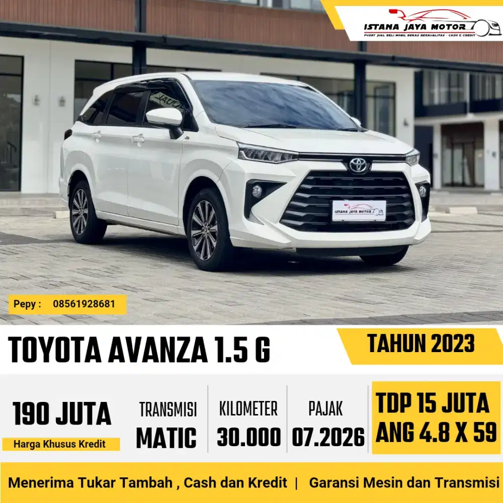 Toyota Avanza 1.5 G matic 2023