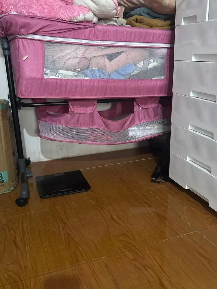 Box Bayi Portable - Pink