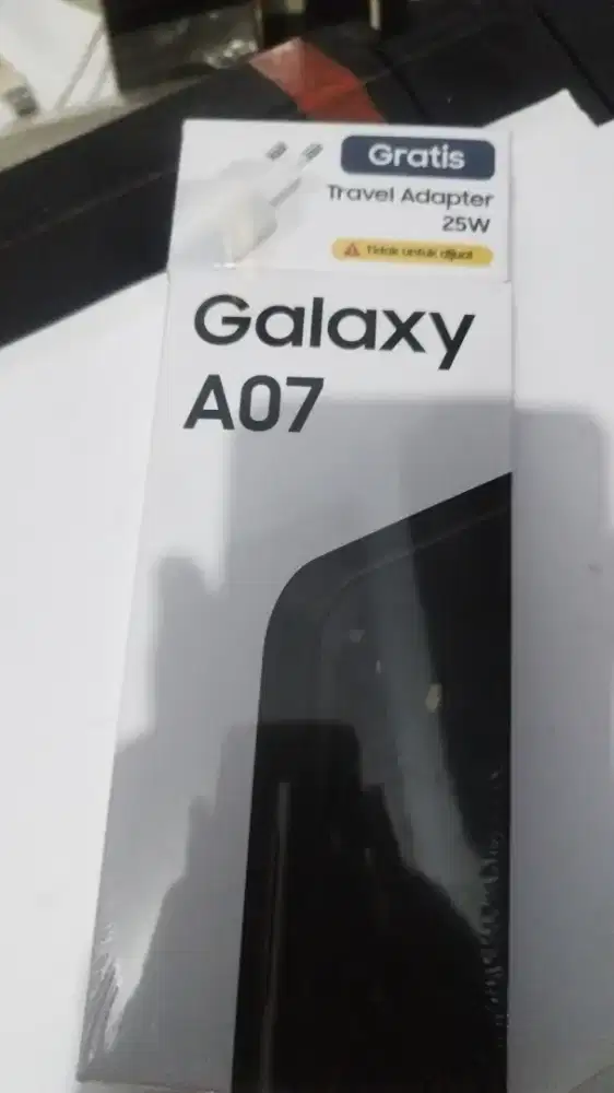 Jual hp baru segel merk samsung tipe a07 varian tertinggi 8/256 gb