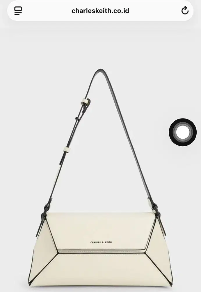 Charles & Keith Nasrin Geometric Shoulder Bag