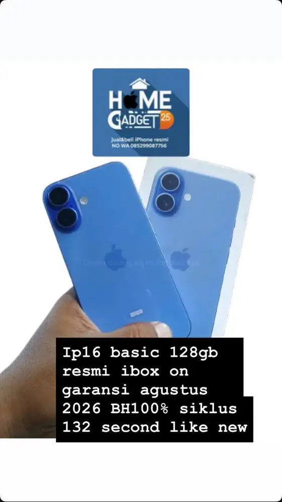 Ip16basic 128gb resmi ibox