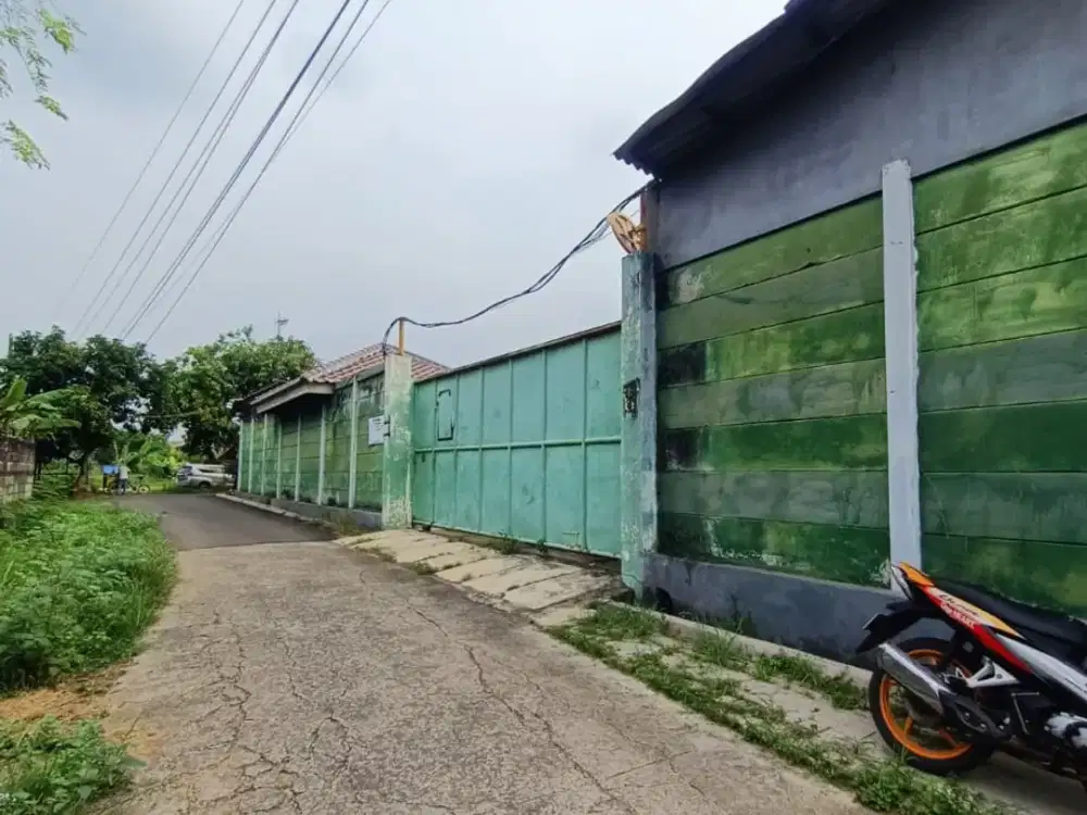 Gudang500m+Tanah1950m Sewa/Jual 5jt/m di Rawalumbu, dekat Narogong Bekasi *n820uvll