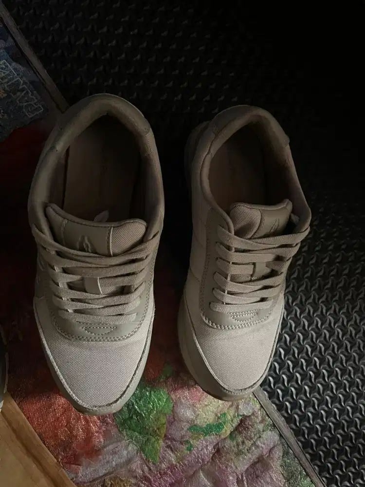 Hush Puppies Sneakers Pria Seventy Eight Gentle Grey Leather