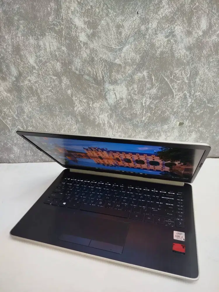 HP 14s Corei7 Gen10 8G 512G FHD VGA 2G Keyboard Menyala Abangku