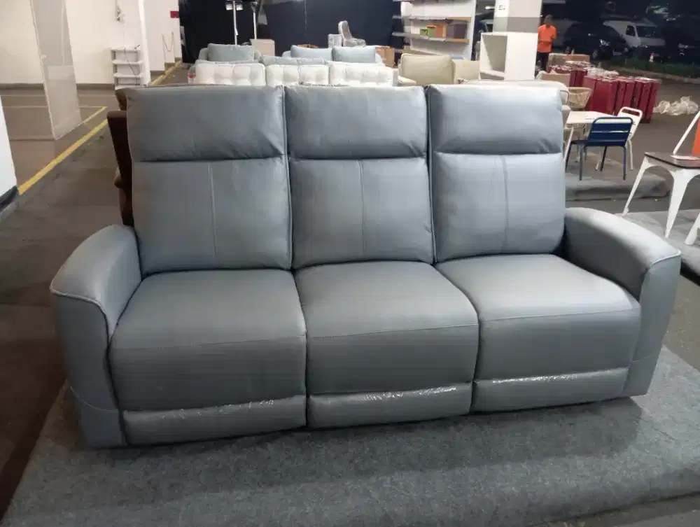 Sofa recliner 3 seater Zyco grey