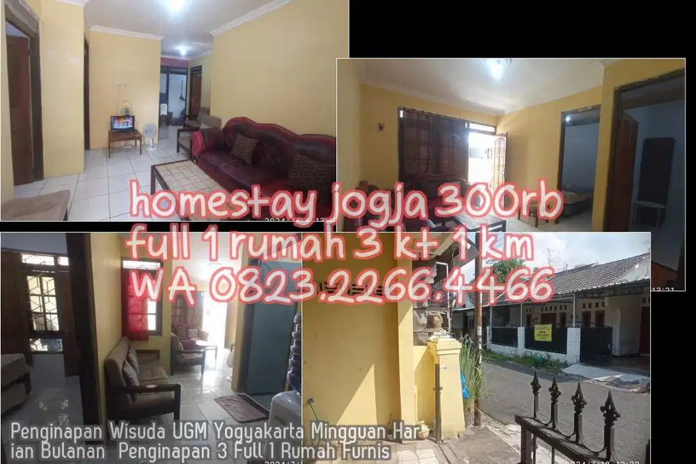 Penginapan Wisuda UGM Yogyakarta Mingguan Harian Bulanan  Penginapan 3