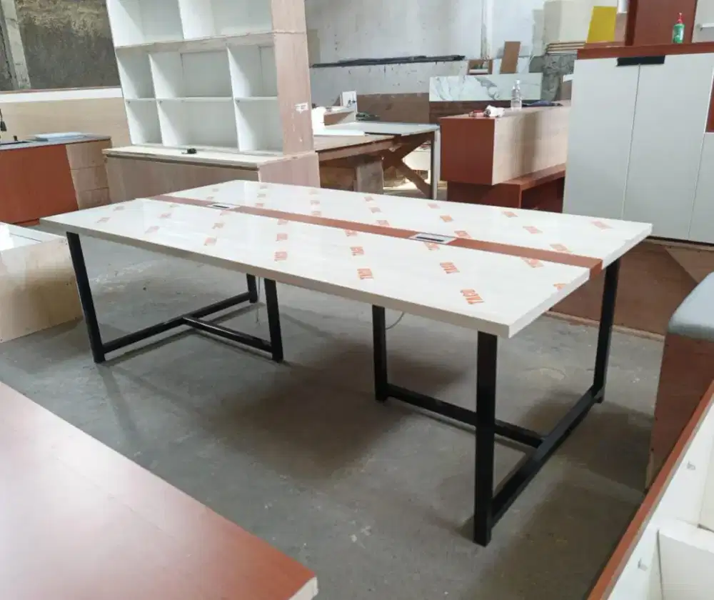 Meja Meeting Meja Rapat [ Real Pict ] Meja Kerja Meja Koordinasi