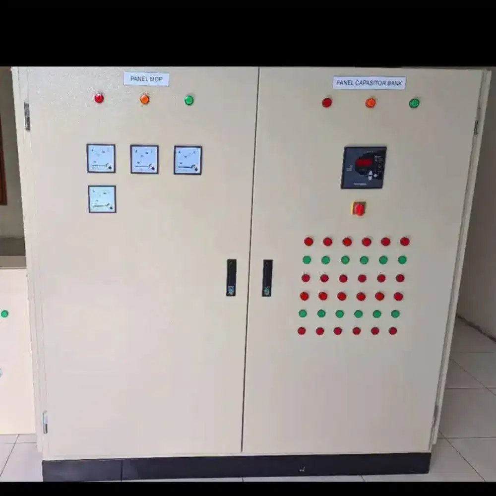 Panel capasitor dan ATS