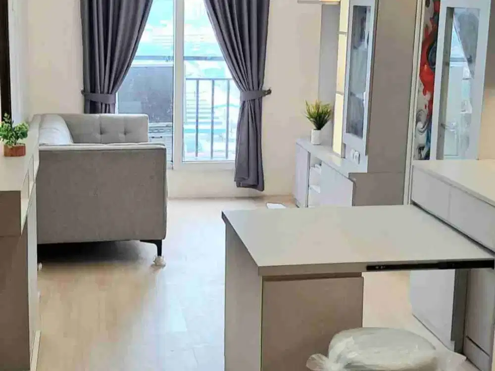 sunter park view apartemen full furnish baru renove mewah murah srt SHM