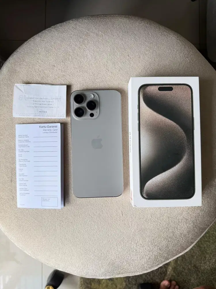 Iphone 15 pro max ex ibox - natura titanium