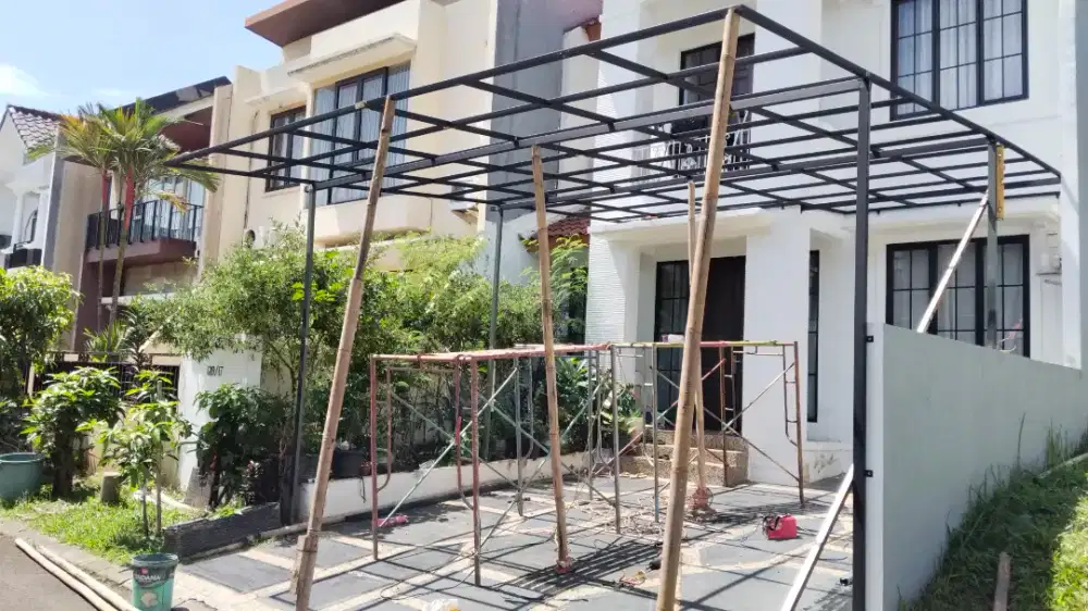 kanopi minimalis modern