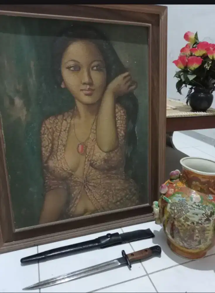 Lukisan Gadis Merah Delima 1976