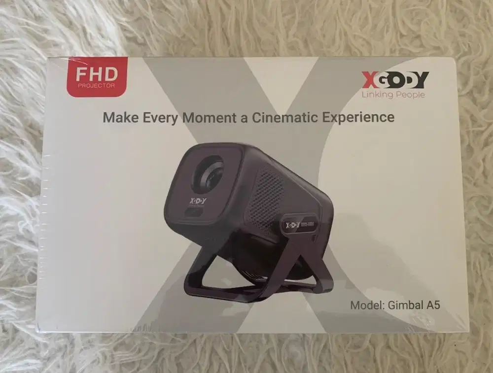 XGODY Gimbal A5 Smart proyektor LCD - Android 11 - FHD 1080p