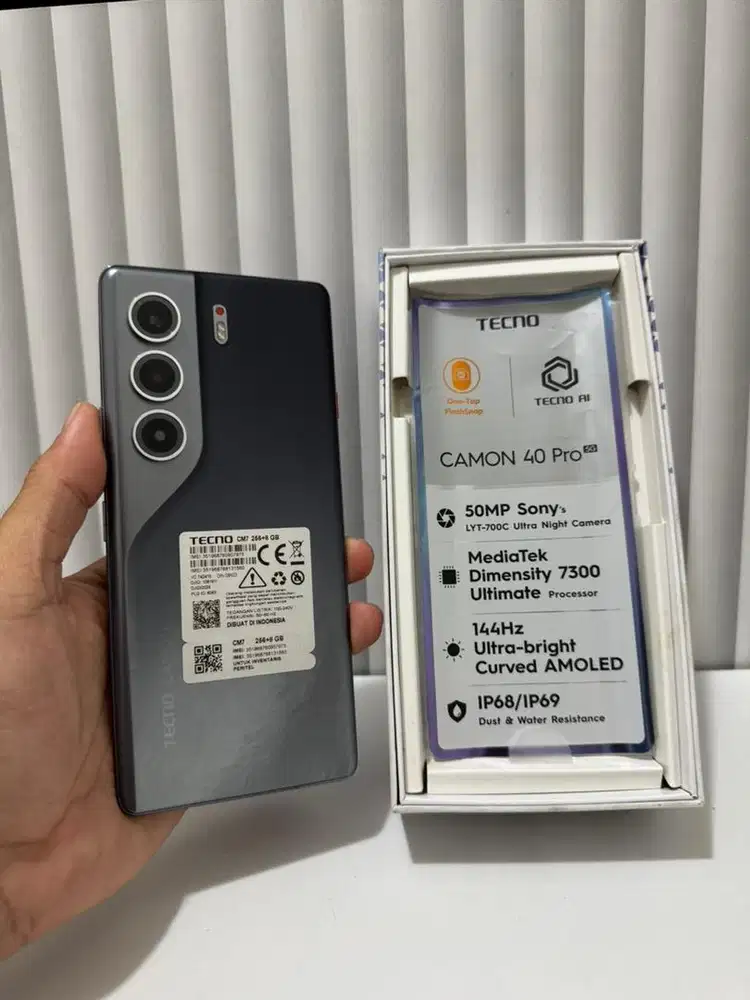 Tecno Camon 40 Pro 5G 8/256gb Resmi