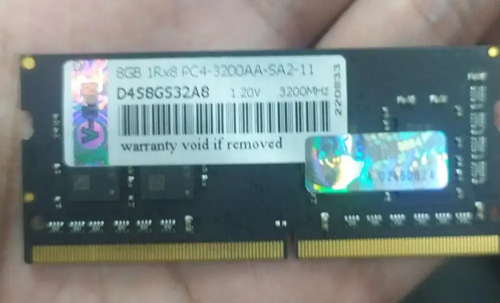 Vgen RAM 8GB DDR4 Sodimm 3200Mhz