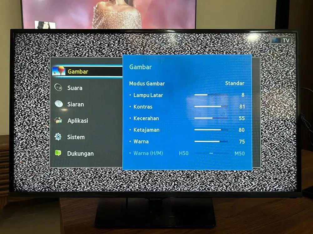 TV samsung 32 inch model UA32H5100AW