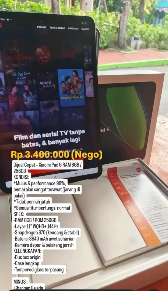 Jual aja xiaomi pad 6