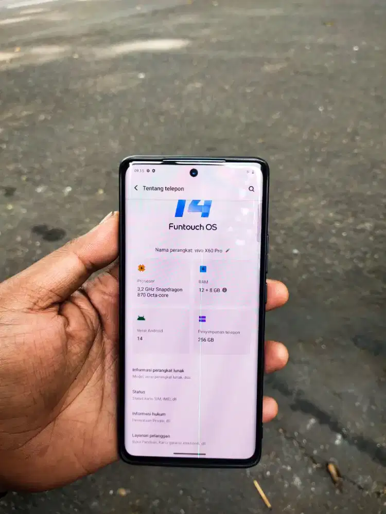 Vivo X60 pro ram 12+12/256 ex resmi vivo indonesia