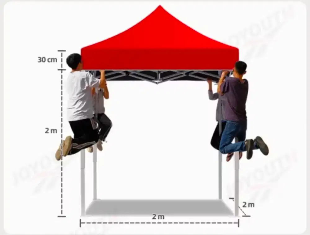 Tenda Lipat 2X2 M