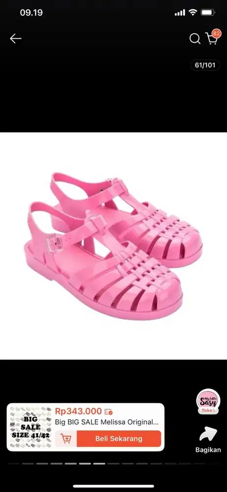 Melissa Possesion size 41/42