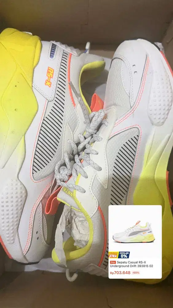 Sepatu ori Puma Casual RS-X Underground Drift