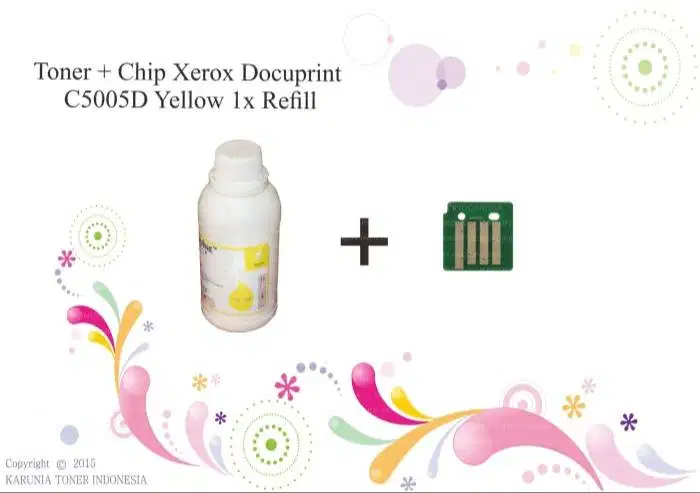 Toner + Chip Xerox Docuprint C5005D Yellow Berkualitas