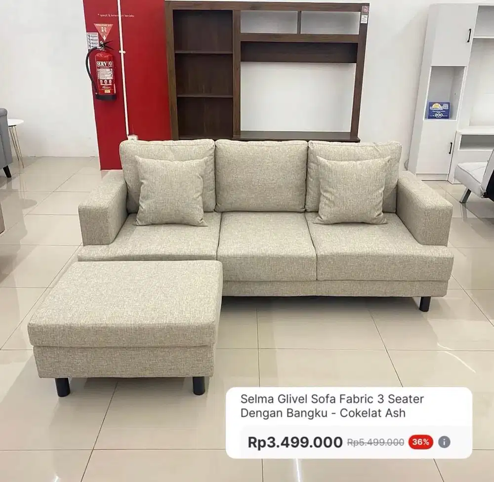 Sofa L Free ongkir