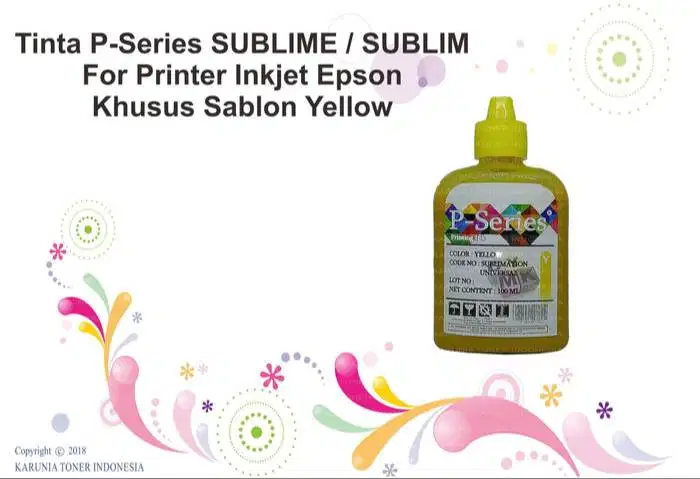 Tinta P-Series SUBLIME / SUBLIM 100ml Yellow Berkualitas