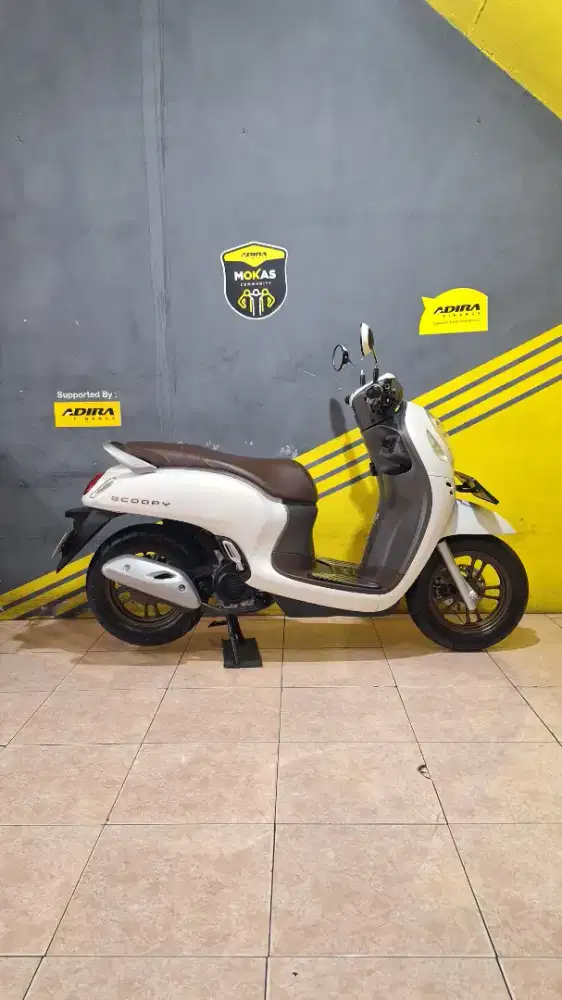 Scoopy Prestige 2024 ss lengkap siap pakai km rendah ss lengkap