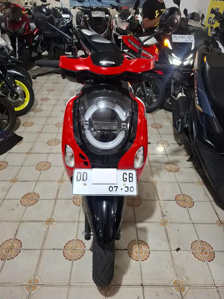 Honda Scoopy new 110cc 2025 merah hitam