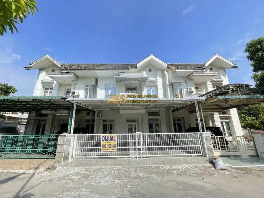 Dijual/Disewakan Rumah 2,5 Tingkat di Komplek Cemara Hijau Medan Jalan Metal