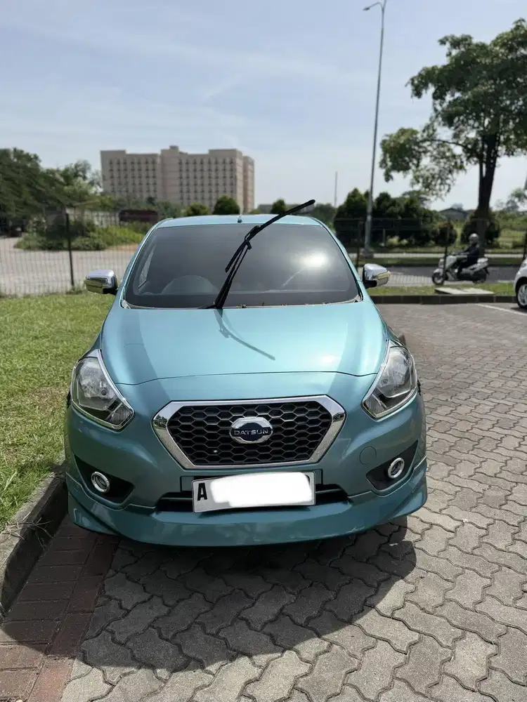 Datsun Go 2017 MT Manual 2 baris Hijau KM 70 ribuan siap pakai