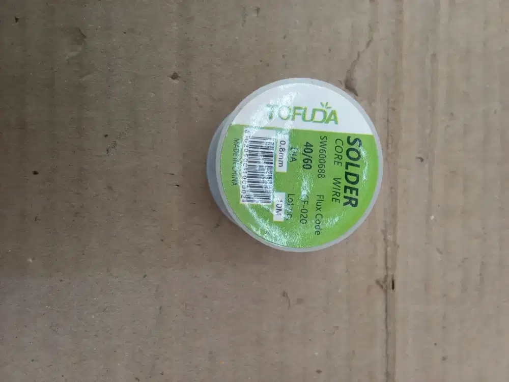 TOFUDA TIMAH SOLDER 0.8MM 40/60 - 10 METER