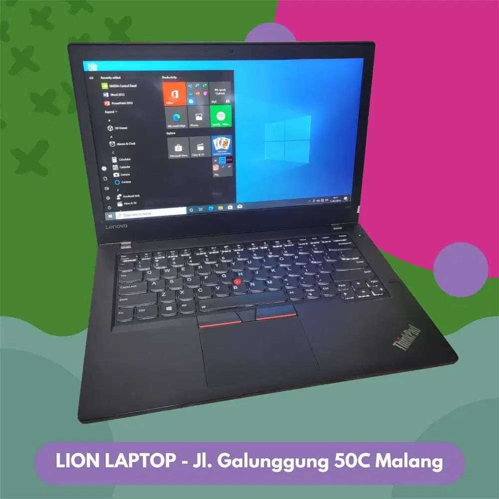 RAM 8GB SSD 256GB i5 Touchscreen Lenovo Thinkpad T470 [29|11]