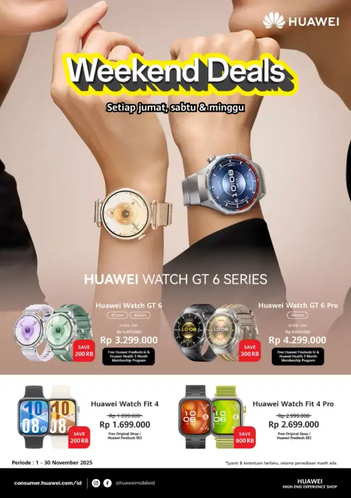 Promo Smartwatch Huawei Jusami