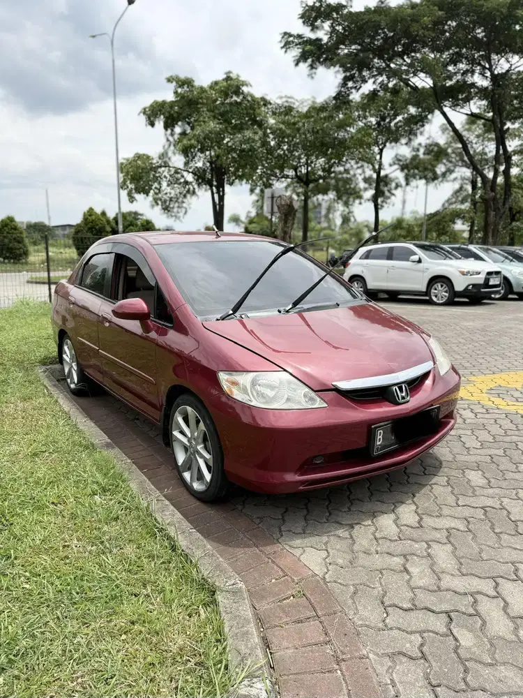 Honda City 2003 IDSI Gen pertama merah marun siap pakai