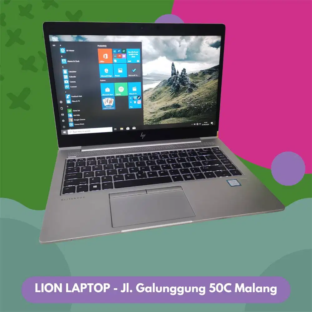 Core i5 Gen 8 RAM 8GB SSD 256GB HP Elitebook 840 G5 [29|11]
