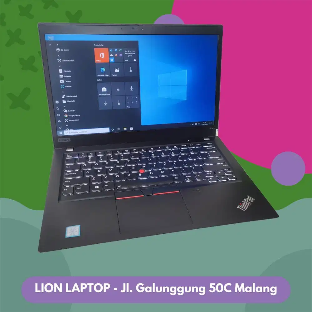 RAM 16GB SSD 512GB Core i5 Slim Lenovo Thinkpad T490s [29|11]