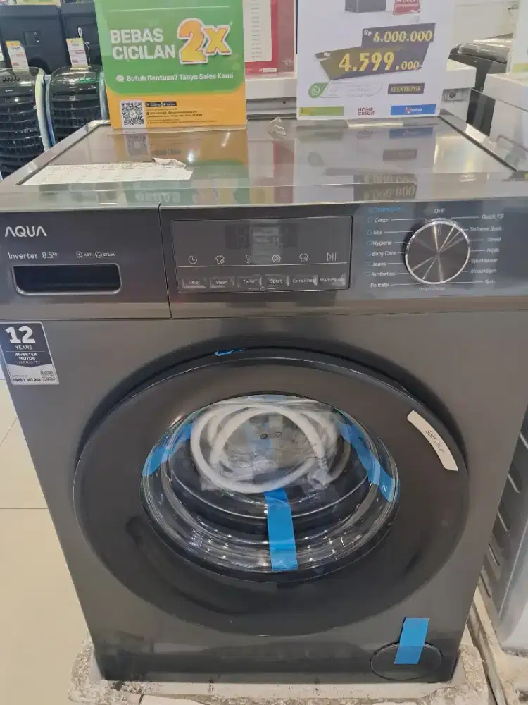 WM 1 TABUNG AQUA FRONT LOADING 8KG FQW850900QD