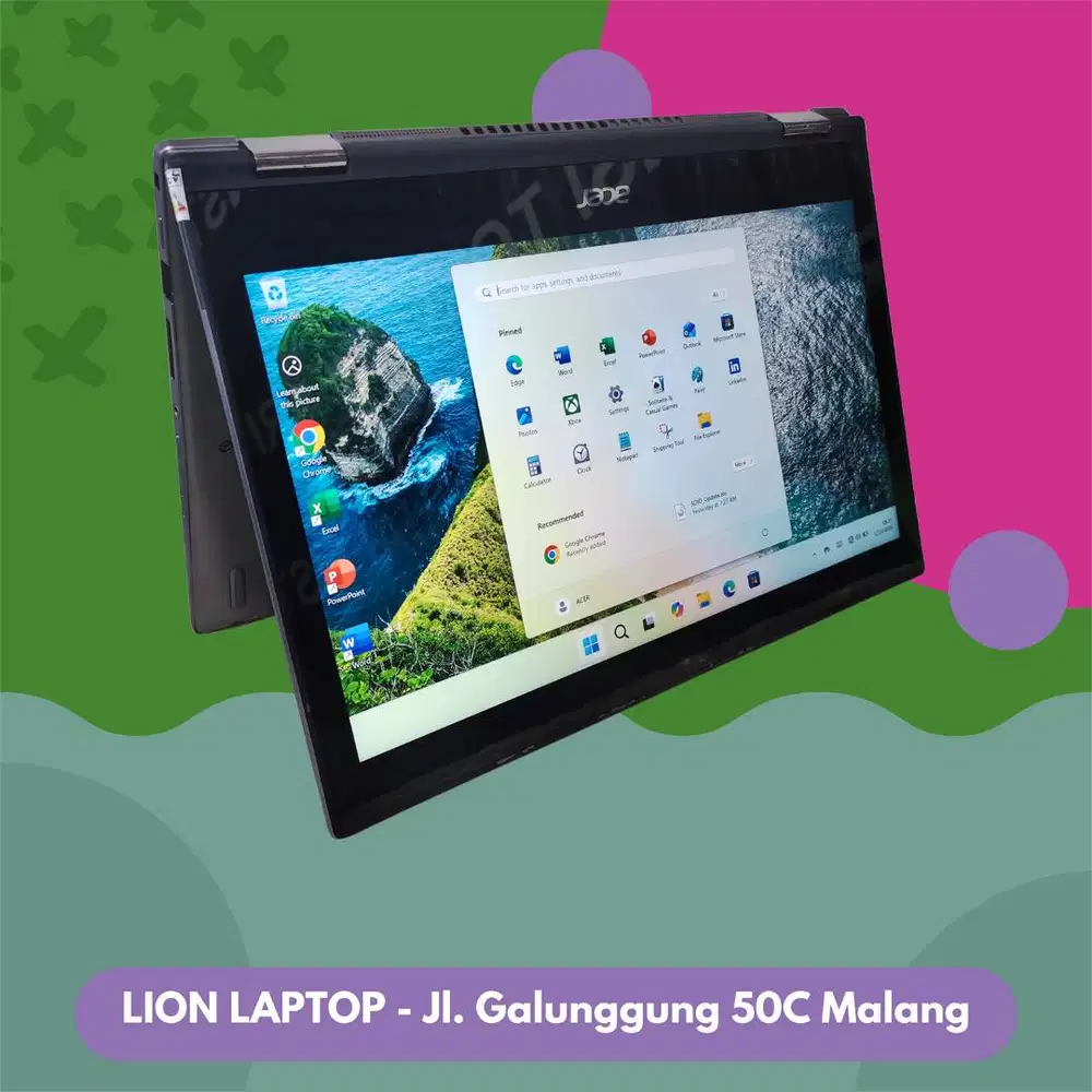 2 in 1 Flip Core i5 Gen 8 8/256 Acer Spin SP513-52N [29|11]